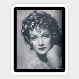 Marlene Dietrich Sticker